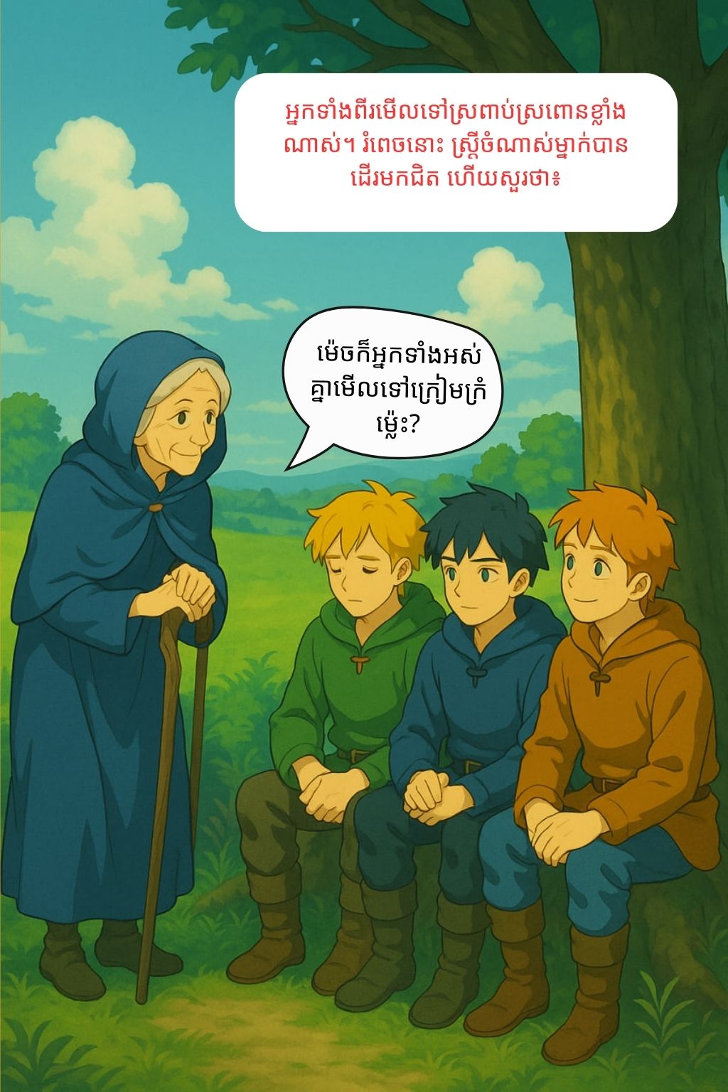 អារក្ស និងទាហានបីនាក់: oneshot